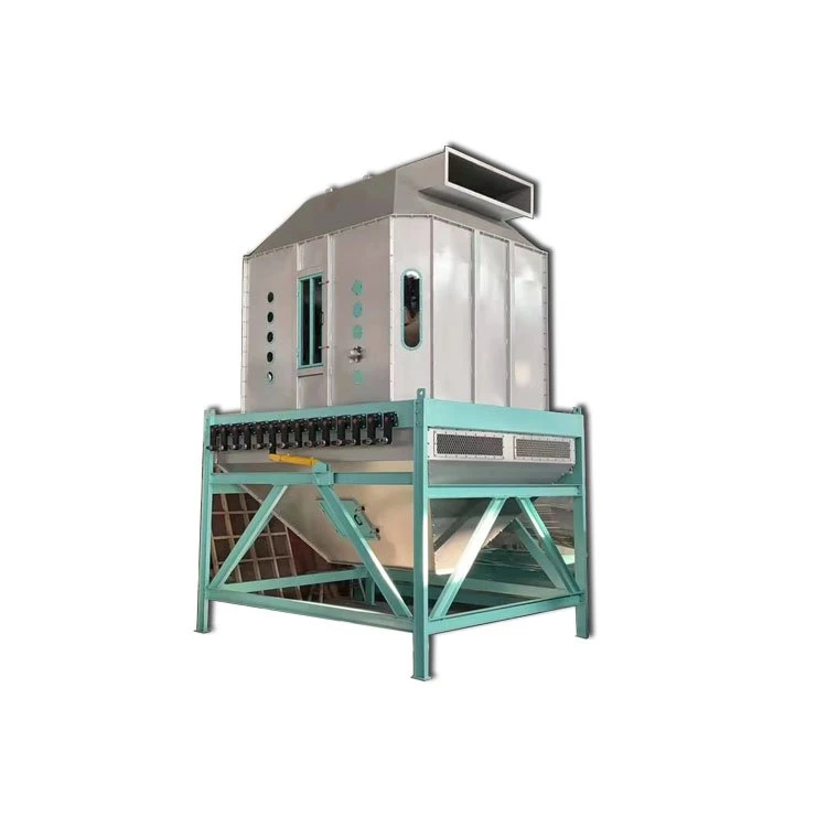 Refrigerador de contraflux per a alimentació animal